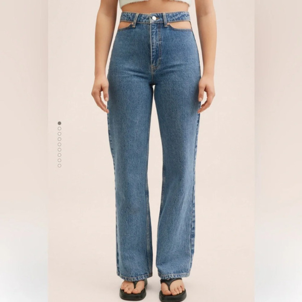 Mango Cut Out Jeans - Picture 2 of 3